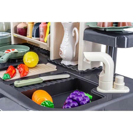 Multifunkcyjna Kuchnia Z Jajowarem - Para I Dźwięk BEŻOWO-SZARA-1641343