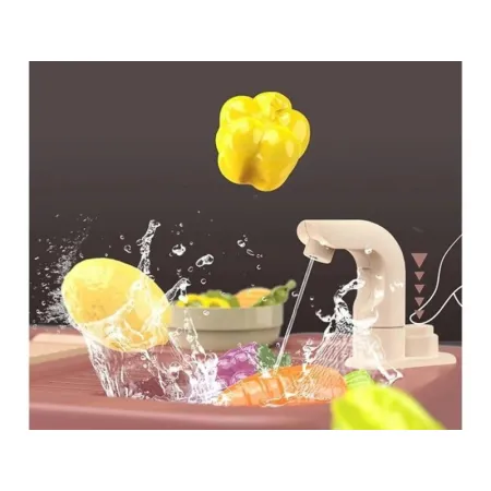 Multifunkcyjna Kuchnia Z Jajowarem - Para I Dźwięk BEŻOWO-SZARA-1641352