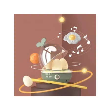 Multifunkcyjna Kuchnia Z Jajowarem - Para I Dźwięk BEŻOWO-SZARA-1641353