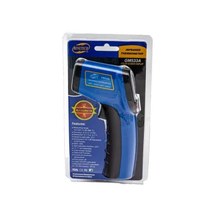 Pirometr - termometr laserowy Od-50 Do 530°C BENETECH Niebieski