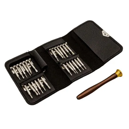 Zestaw precyzyjnych wkrętaków, śrubokrętów - 25w1 końcówek w etui-1641458