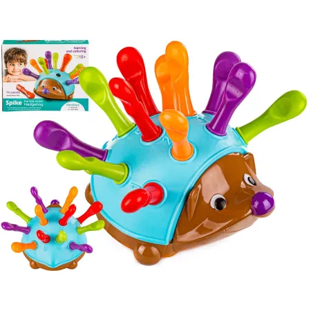 Gra Edukacyjny Wesoły Jeżyk, Jeż - Nauka Kolorów, Liczenia Kolorowe Kolce