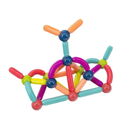 Klocki MAGNETYCZNE Konstrukcyjne 42 Elementy-1641522