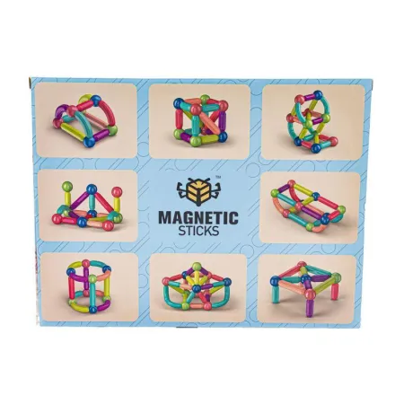Klocki MAGNETYCZNE Konstrukcyjne 42 Elementy-1641529