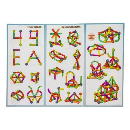 Klocki MAGNETYCZNE Konstrukcyjne 42 Elementy-1641530