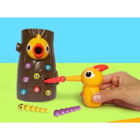 Gra zręcznościowa, Magnetyczny Dzięcioł I Robaczki, Złap Robaczka-1641541