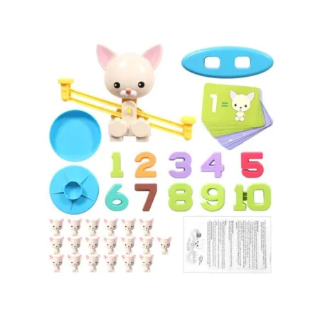 Gra Nauka Liczenia - Równoważnia Waga Szalkowa Pies + Szczenięta - Puppy Up-1641583