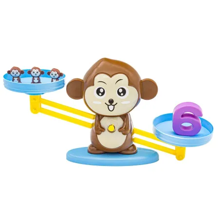 Gra Nauka Liczenia - Równoważnia Waga Szalkowa Małpka - Monkey Balance-1641590