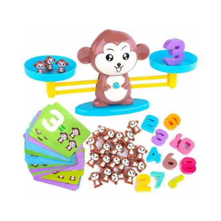 Gra Nauka Liczenia - Równoważnia Waga Szalkowa Małpka - Monkey Balance-1641596