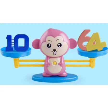 Gra Nauka Liczenia - Równoważnia Waga Szalkowa Małpka - Monkey Balance-1641603