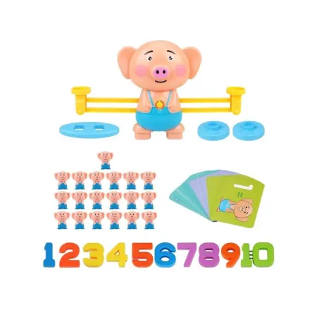 Gra Nauka Liczenia - Równoważnia Waga Szalkowa Świnka - Piggy Balance-1641642