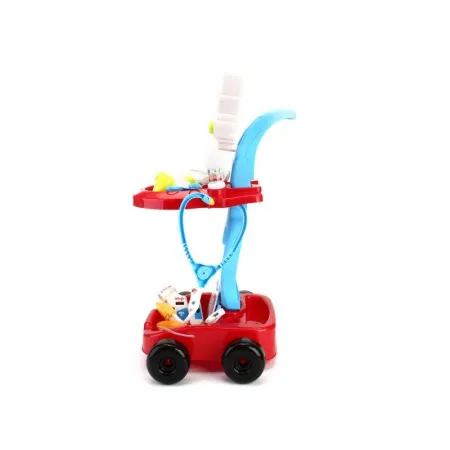 Wózek Lekarski Z Akcesoriami, Zestaw Doktora Czerwony-1641655