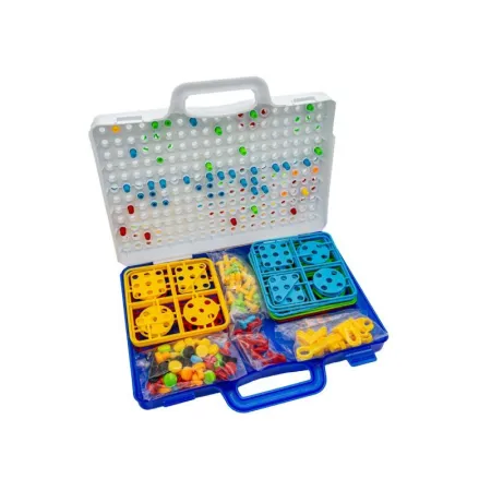 Kreatywna Mozaika, Układanka, Klocki, Wkrętarka Śrubki W Walizce 237 El-1641702