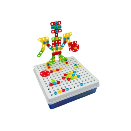 Kreatywna Mozaika, Układanka, Klocki, Wkrętarka Śrubki 261 EL Zestaw Konstrukcyjny-1641710