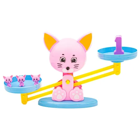 Gra Nauka Liczenia - Równoważnia Waga Szalkowa Kot - Cat Balance-1641795