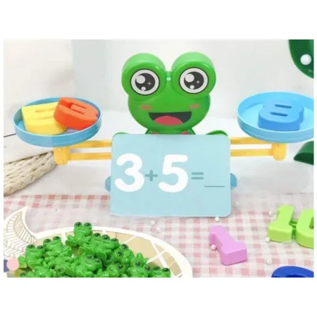 Gra Nauka Liczenia - Równoważnia Waga Szalkowa Żaba - Frog Balance-1641809