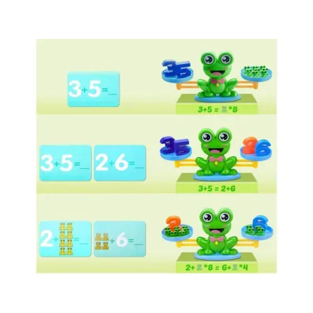 Gra Nauka Liczenia - Równoważnia Waga Szalkowa Żaba - Frog Balance-1641811