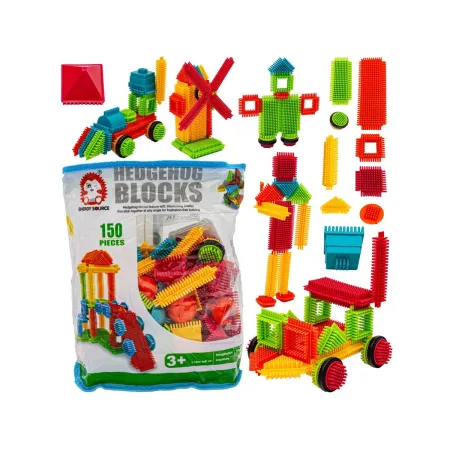 Klocki Konstrukcyjne, Wafle, Jeżyki, Grzebyki 150 elementów