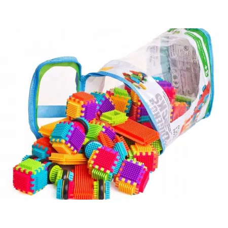 Klocki Konstrukcyjne, Wafle, Jeżyki, Grzebyki 150 elementów-1641822