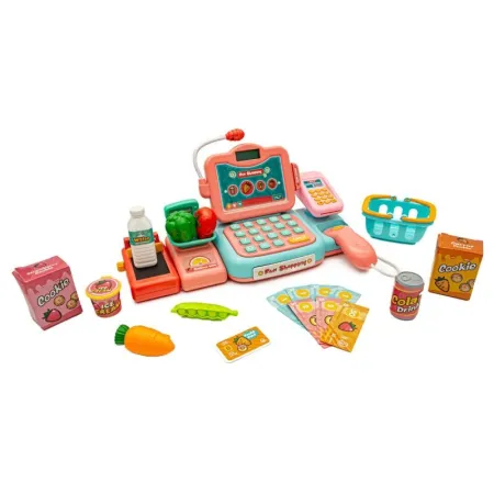 Edukacyjna sklepowa kasa fiskalna - mikrofon, waga, czytnik, akcesoria-1641915