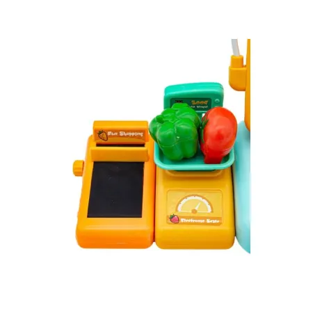 Edukacyjna sklepowa kasa fiskalna - mikrofon, waga, czytnik, akcesoria-1641928