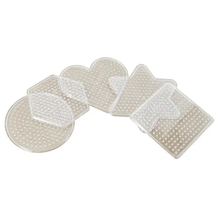 Szablon Do Prasowanek, Podstawka 4 Wzory, Kształty, KOŁO KWADRAT SERCE GWIAZDKA Prasowanka Koraliki Do Prasowania-1642