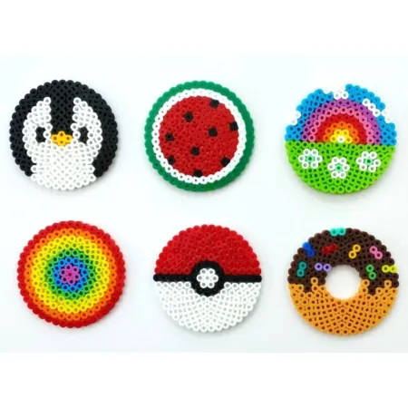 Szablon Do Prasowanek, Podstawka 4 Wzory, Kształty, KOŁO KWADRAT SERCE GWIAZDKA Prasowanka Koraliki Do Prasowania-1642