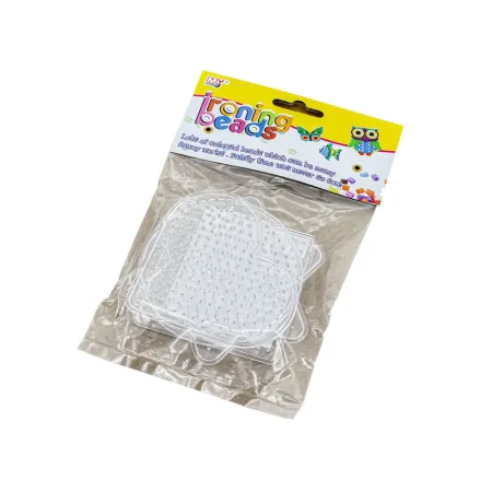 Szablon Do Prasowanek, Podstawka 4 Wzory, Kształty, KOŁO KWADRAT SERCE GWIAZDKA Prasowanka Koraliki Do Prasowania-1642