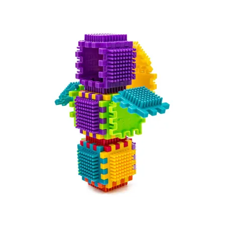 Klocki Konstrukcyjne, Wafle, Jeżyki, Grzebyki 140 elementów-1642052