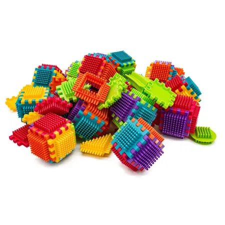 Klocki Konstrukcyjne, Wafle, Jeżyki, Grzebyki 140 elementów-1642056