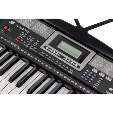 Keyboard MK-2115 Organy, 61 Klawiszy, Zasilacz, Podświetlane Klawisze-1642096