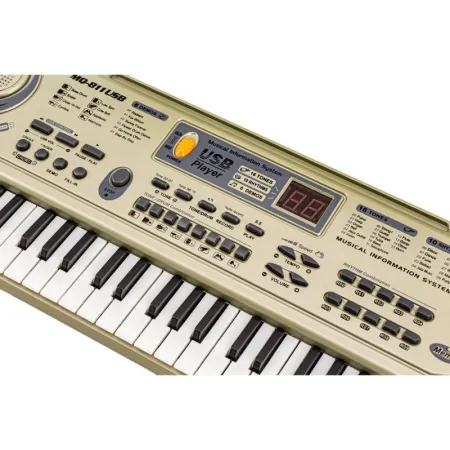Keyboard MQ-811 Organki, 61 Klawiszy, Zasilacz, Mikrofon, USB-1642105