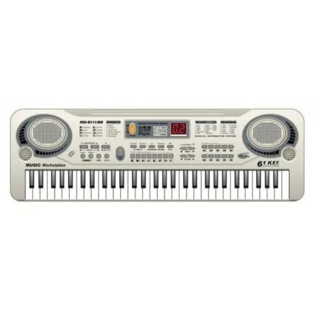 Keyboard MQ-811 Organki, 61 Klawiszy, Zasilacz, Mikrofon, USB-1642108