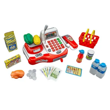 Edukacyjna sklepowa kasa fiskalna - kalkulator, waga, akcesoria-1642127