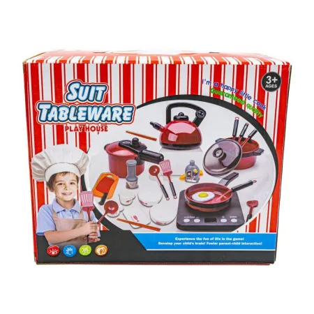 Zestaw Kuchenny Do Gotowania, Czajnik, Patelnia, Akcesoria 24 Elementy-1642136