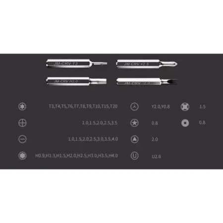 Profesjonalny Zestaw Narzędzi Precyzyjnych JAKEMY 54w1-1642341