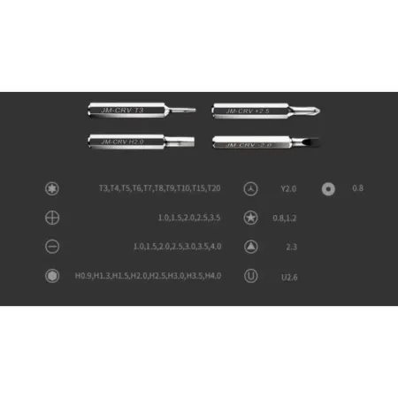 Profesjonalny Zestaw Narzędzi Precyzyjnych JAKEMY 38w1-1642349