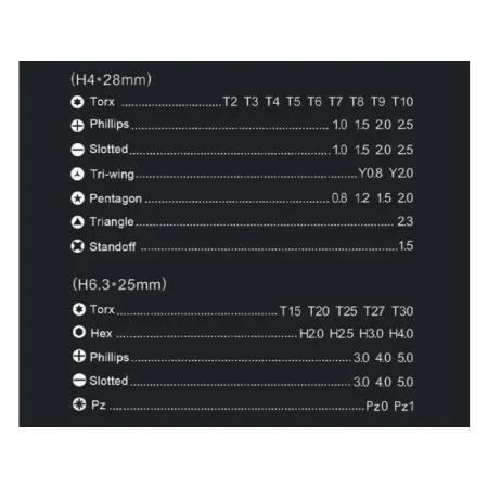 Profesjonalny Zestaw Narzędzi Precyzyjnych JAKEMY 45w1-1642389