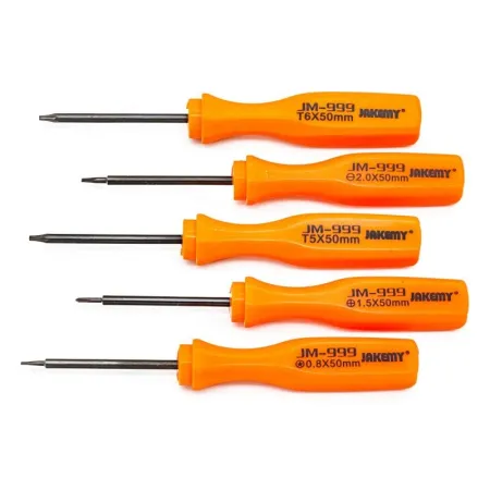 Profesjonalny Zestaw Śrubokrętów, Wkrętaków JAKEMY 5 sztuk