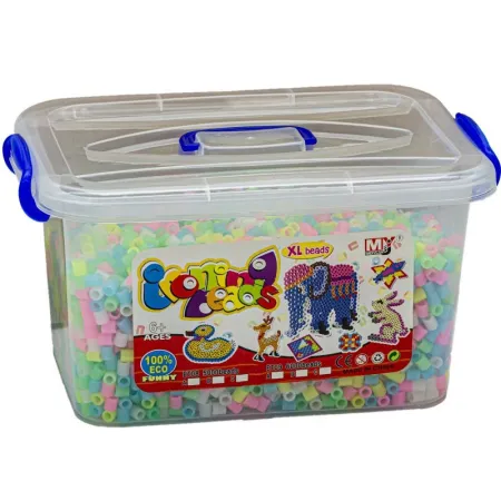 Prasowanka, Koraliki Do Prasowania, Wersja XXL, Zestaw 6000 El Świecące W Ciemności-1642443