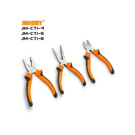 Profesjonalne Szczypce JAKEMY, Kleszcze Płaskie Precyzyjne, Modelarskie-1642472