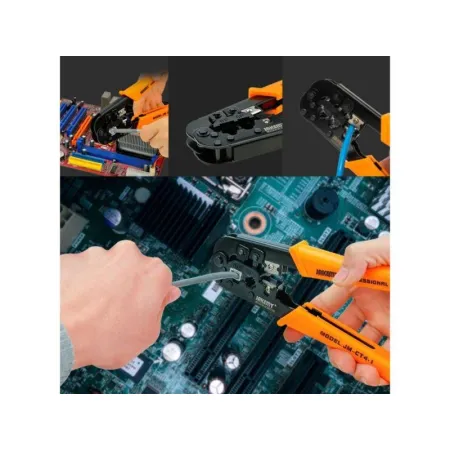 Profesjonalna Zaciskarka Do Kabli, Wtyczek RJ45 RJ12 RJ11 Jakemy-1642497