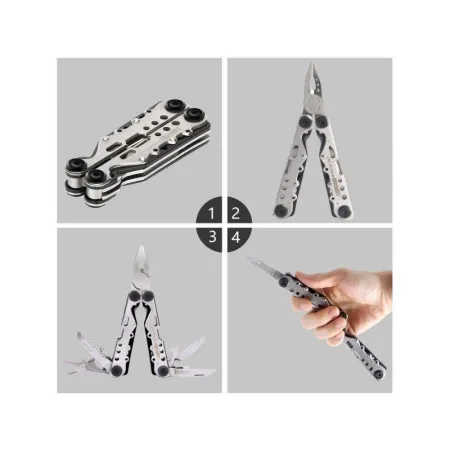 Narzędzie Wielofunkcyjne Jakemy Multitool 10w1 - Kombinerki, Nóż, Piła, Karta Przeżycia-1642627