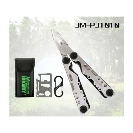 Narzędzie Wielofunkcyjne Jakemy Multitool 10w1 - Kombinerki, Nóż, Piła, Karta Przeżycia-1642637