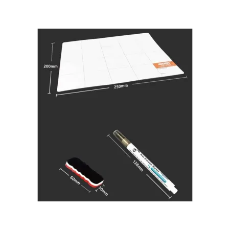 Mata Magnetyczna Zmywalna, Ścieralna + Pisak, Gąbka Jakemy-1642645