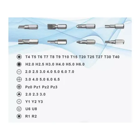 Profesjonalny Zestaw Narzędzi Precyzyjnych JAKEMY 48w1-1642655
