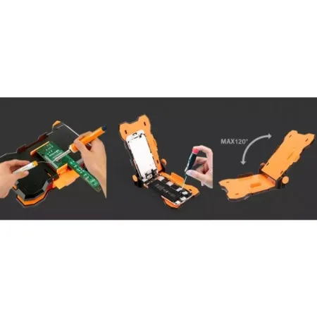 Podstawka, Uchwyt Serwisowy, Montażowy Do Naprawy Telefonów + Śrubokręty Jakemy-1642677