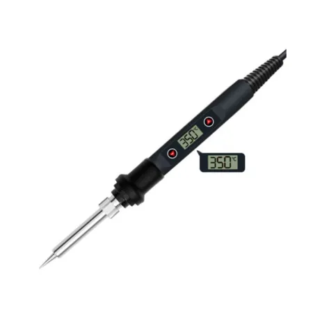 Precyzyjna Lutownica Kolbowa, Elektryczna, Czarna 60W, Regulacja Temperatury