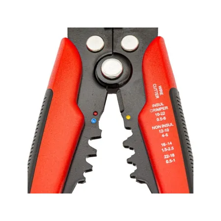 Profesjonalny Ściągacz Izolacji Kabla Przewodów Zaciskarka Zaciskacz, Obcinacz-1642747