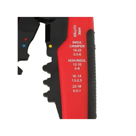 Profesjonalny Ściągacz Izolacji Kabla Przewodów Zaciskarka Zaciskacz, Obcinacz-1642758